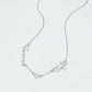 Custom Names Necklace Personalized CZ Stone Gold Stainless Steel