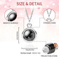 Custom Pet Paw Photo Projection Necklace