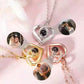 Photo Custom Projection Necklace Lock Shaped