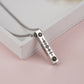 Custom Titanium Steel Projection Necklace