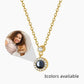 Photo Custom Projection Necklace Lock Shaped