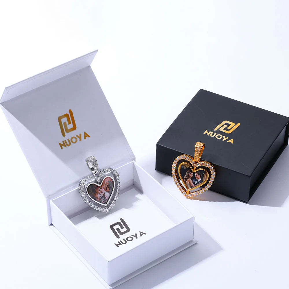 Heart Picture Pendant Necklace