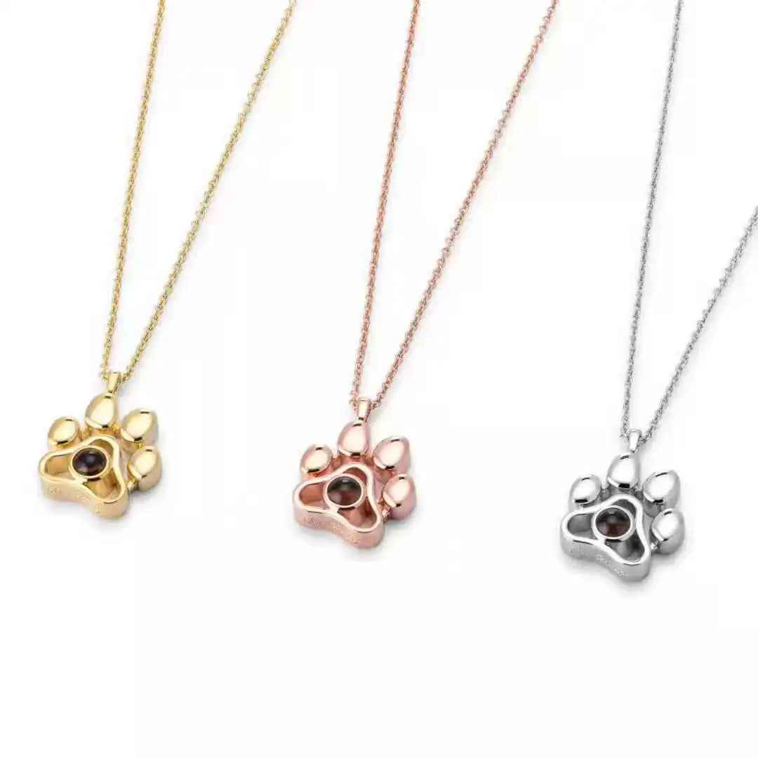 Photo Custom Projection Necklace Lock Shaped
